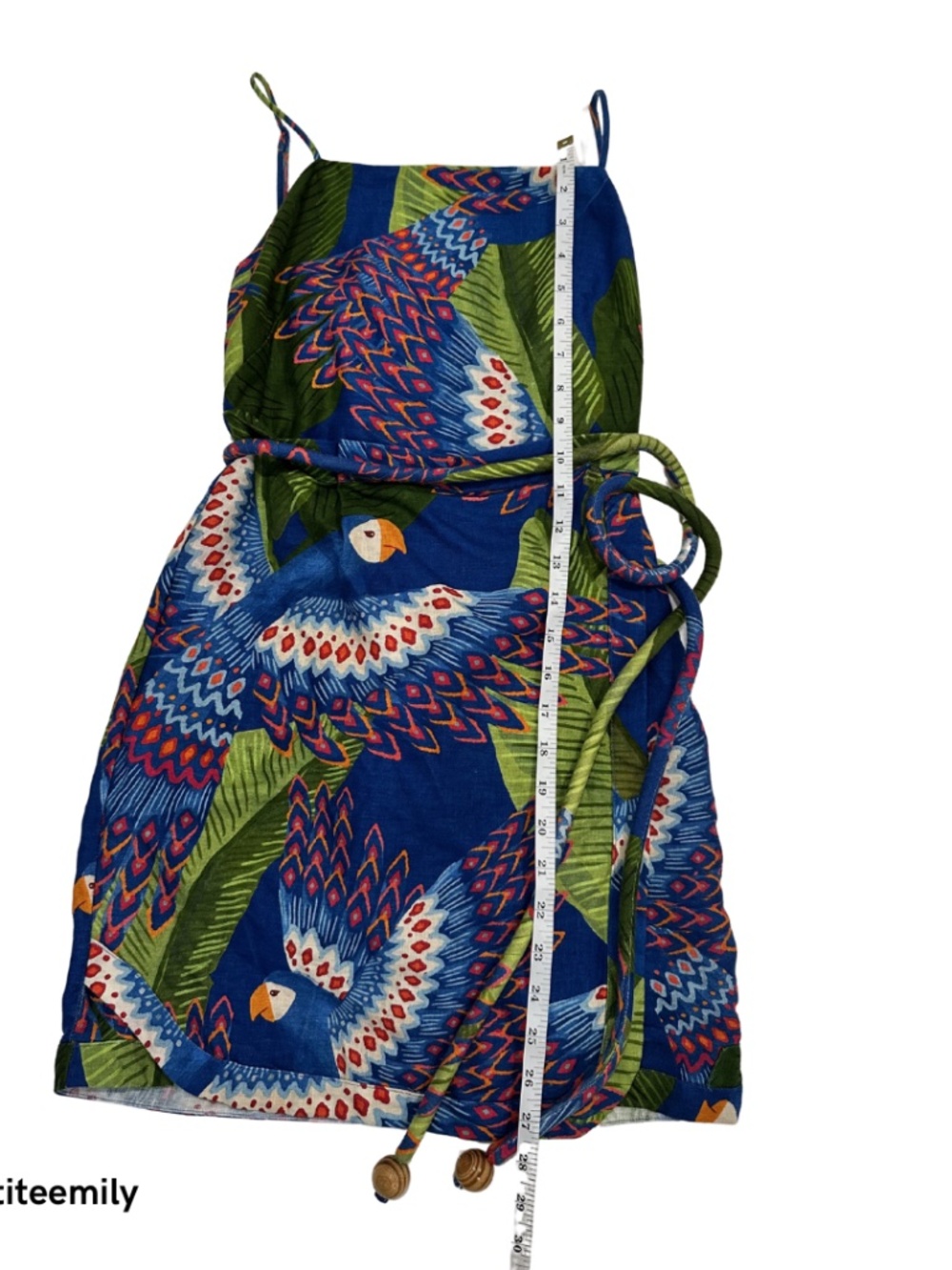 FARM Rio Mini Dress XS Bird print - Picture 5 of 8